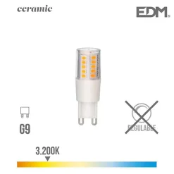 Ampoule à LED G9 5.5W 650 lm 3200k Base céramique légère chaude EDM EDM 98927