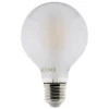 Ampoule déco e filaments LED E27 6W - Blanc chaud - 600lm 2700K - Zenitech