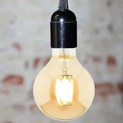 Ampoule déco filament LED ambrée 6W E27 - Elexity