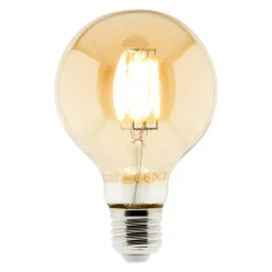 Ampoule déco filament LED ambrée 6W E27 - Elexity