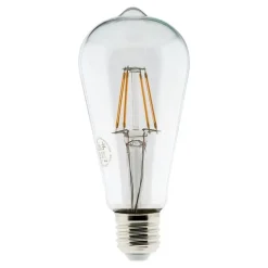 Ampoule déco filament LED ST64 4W E27 400lm 2700K - Blanc chaud - Zenitech