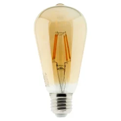 Ampoule déco filament LED ambrée 4W E27 - Elexity