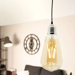 Ampoule déco filament LED ambrée 4W E27 - Elexity