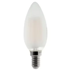 Ampoule déco filament LED Flamme 4W E14 400lm 2700K - Blanc chaud - Zenitech