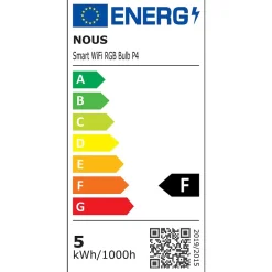 Ampoule E14 Intelligente Rgb Wifi Tuya - Nous-p4 - Nous
