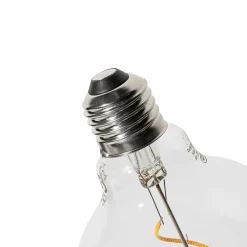 Ampoule filament LED spirale E27 dimmable G95 4W 270lm 2700K