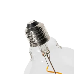 Ampoule filament LED spirale E27 dimmable G95 4W 270lm 2200K