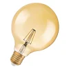 Ampoule Globe LED OSRAM Clair filament variable OR - Edition 1906 - Diametre 125 mm - E27 - 7W 55 - Blanc Chaud