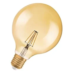 Ampoule Globe LED OSRAM Clair filament variable OR - Edition 1906 - Diametre 125 mm - E27 - 7W 55 - Blanc Chaud