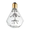Ampoule Lampe E27 LED Déco DIAMANT ROUGE