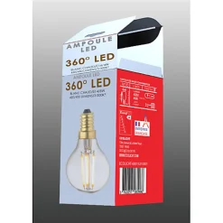 Ampoule Lampe E14 LED Filament droits 4W classique verre clair