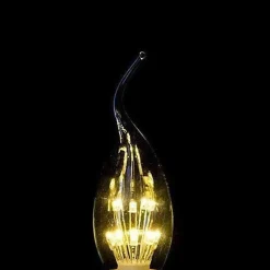 Ampoule Lampe E14 LED forme de flamme multipoints