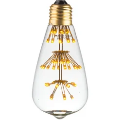 Ampoule Lampe E27 LED multipoints blanc chaud Déco