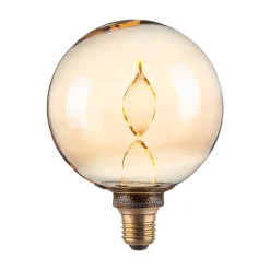 Ampoule LED à filament ADN globe E27 110lm 3,5W blanc chaud ⌀12,5 x H.16,4 cm ambrée