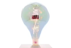 Ampoule LED à filament boucle E27 40lm 4W blanc chaud ⌀16,5cm bleu