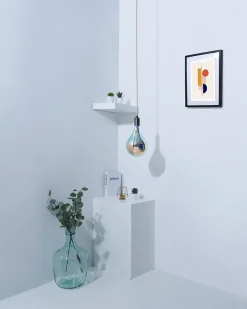 Ampoule LED à filament boucle E27 40lm 4W blanc chaud ⌀16,5cm bleu