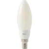 Ampoule LED à filament flamme E14 650lm 4.8W = 51W Ø3.5cm Diall blanc neutre
