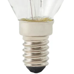 Ampoule LED à filament flamme transparent E14 470lm 3.4W = 40W Ø3.5cm Diall blanc chaud
