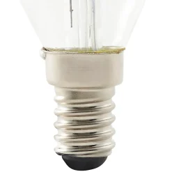 Ampoule LED à filament flamme E14 550lm 4W = 44W Ø3.5cm Diall blanc neutre