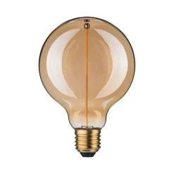 Ampoule LED à filament Floating Shine forme globe E27 140lm 2,8W ⌀9,5cm blanc extra chaud, doré Paulmann