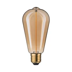 Ampoule LED à filament Floating Shine E27 140lm 2,8W ⌀6,4cm blanc extra chaud, doré Paulmann