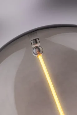 Ampoule LED à filament Floating Shine forme globe E27 90lm 2,8W ⌀9,5cm blanc extra chaud, fumé Paulmann
