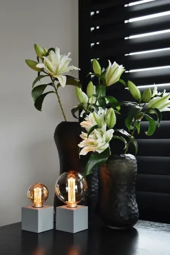 Ampoule LED à filament Glassfib doré dimmable E27 IP20 ⌀6,1cm 120lm 3,5W blanc chaud Calex