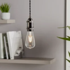 Ampoule LED à filament ST64 E27 470lm 3.4W = 40W Ø6.4cm Diall blanc chaud