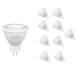 Ampoule LED - SILUMEN - GU4 / MR11 - 4W - Blanc Chaud 2300K - 3500K - Pack de 10