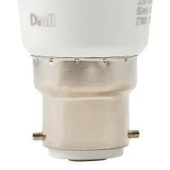 Ampoule LED A60 B22 470lm 4.2W = 40W Ø6cm Diall blanc chaud