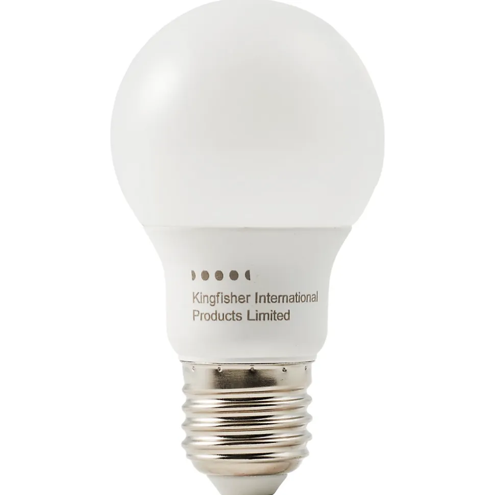 Ampoule LED A60 E27 470lm 4.8W = 40W Ø6cm blanc chaud