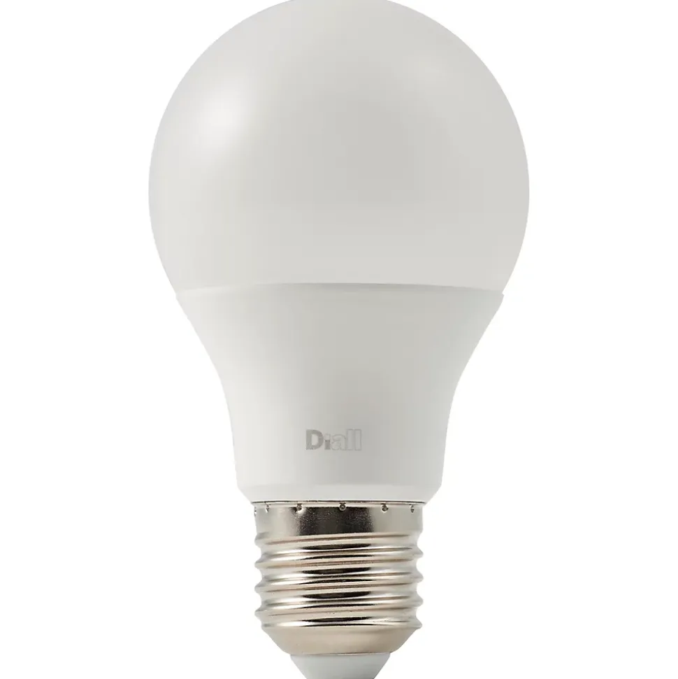 Ampoule LED A60 E27 806lm 7.3W = 60W Ø6cm Diall blanc neutre