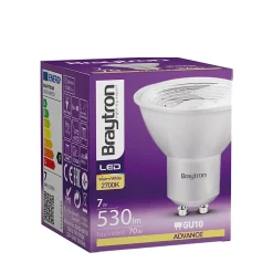 Ampoule LED Advance GU10 7W 3000K - Lumière chaude 530 lm