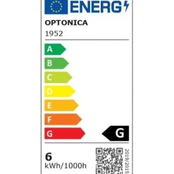 Ampoule LED B22 6W 220V C37 180 - SILUMEN - Blanc chaud - Conforme CE - Garantie 2 ans