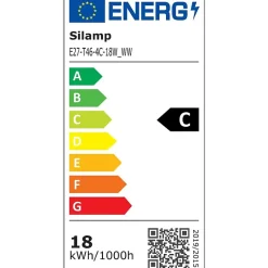 Ampoule LED Éclairage Public E27 18W 2700lm - Blanc Neutre 4000K - 5500K - SILAMP