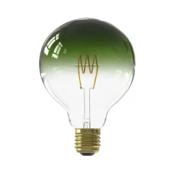 Ampoule LED Colors Nora vert dimmable E27 globe ⌀ 12,5cm 130lm 4W blanc chaud Calex
