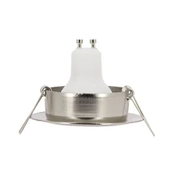 Ampoule LED connectée KOZii, éclairage blancs + couleurs, GU10 Spot encastrable aluminium brossé orientable 5W