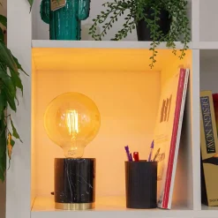 Ampoule LED connectée KOZii, éclairage multi-blancs, Filament E27 G125 au verre ambré, 5,5W cons. Variation de luminosité