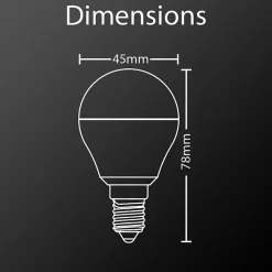 Ampoule LED connectée KOZii, éclairage blancs + couleurs, E14 P45 Opaque 6W Variation de couleur et luminosité
