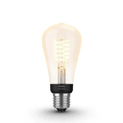 Ampoule LED connectée Philips Hue Edison IP20 E27 550lm 7W blanc chaud