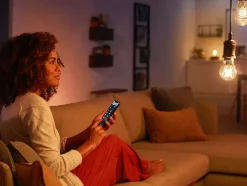 Ampoule LED connectée Philips Hue oblong IP20 E27 550lm 7W blanc chaud