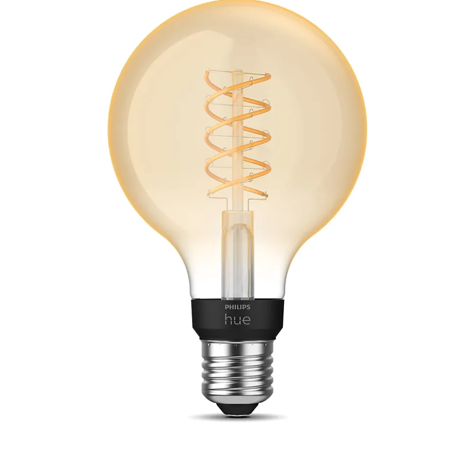 Ampoule LED connectée Philips Hue Globe G93 E27 IP20 580lm 7,2W blanc doux