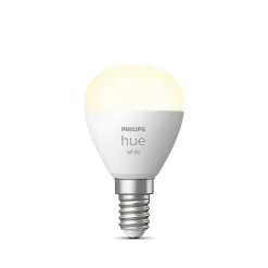 Ampoule LED connectée Philips Hue IP20 E14 470lm 5,7W blanc chaud