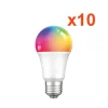 Ampoule LED Connectée WiFi E27 4.5W G45 RGBW (Pack de 10) - SILAMP