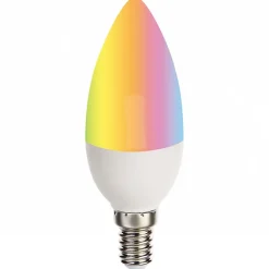 Ampoule LED Connectée WiFi E14 5.5W RGBW C37 - SILAMP