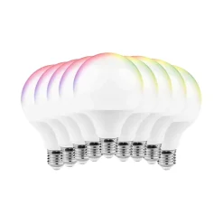Ampoule LED Connectée WiFi E27 11W G95 RGBW (Pack de 10) - SILAMP