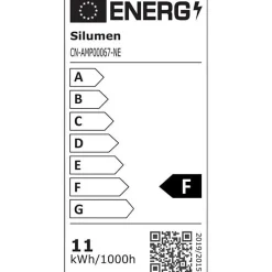 Ampoule LED Connectée Wifi E27 11W G95 RGBW - SILUMEN - Blanc