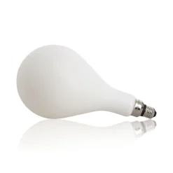 Ampoule LED déco éclairante Poire Opaline au verre lacté, culot E27, 24W cons. (185W eq.), 3200 lumens, lumière blanc neutre