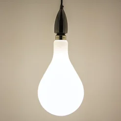 Ampoule LED déco éclairante Poire Opaline au verre lacté, culot E27, 24W cons. (185W eq.), 3200 lumens, lumière blanc neutre