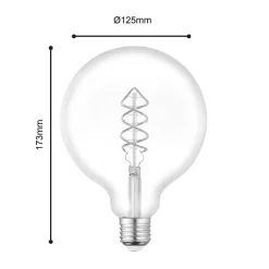 Ampoule LED décorative E27 806lm blanc chaud 8W Eglo